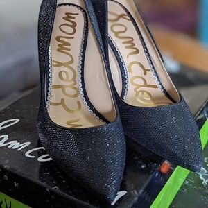 Sam Edelman Hazel Black Mesh Heels